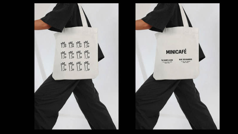 Tote Bag Beige Hands