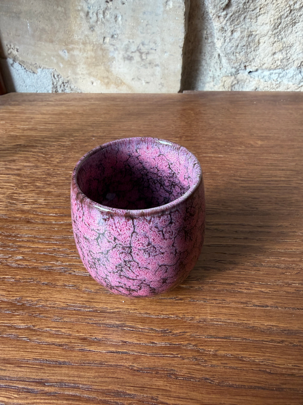 Ceramic coffee cup - sakura pink