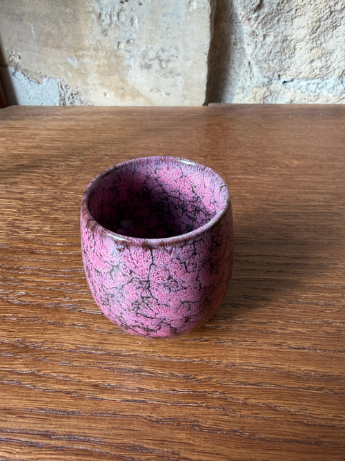 Ceramic coffee cup - sakura pink